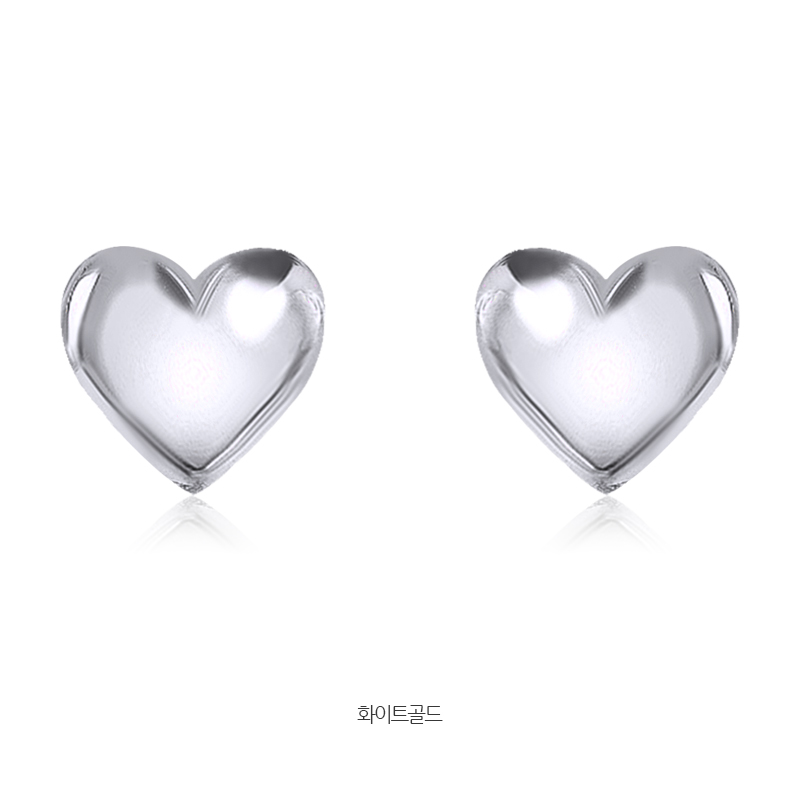 14k GF monet heart earring